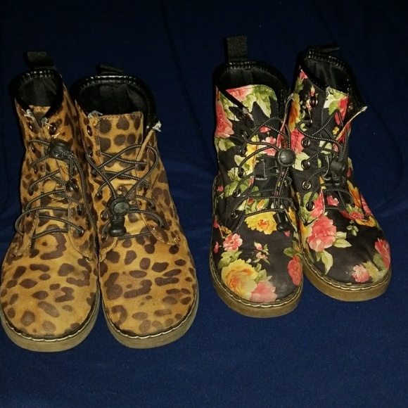 Iloveyokids Other - I love yokids boots combat floral animal print